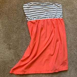 Roxy strapless dress or coverup